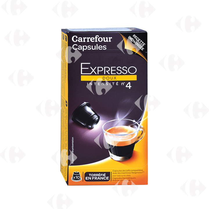 Café capsules aromatisé compatibles Nespresso CARREFOUR