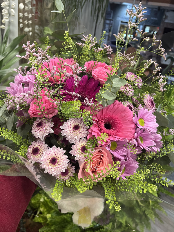 Ramo Variado En Tonos Rosados