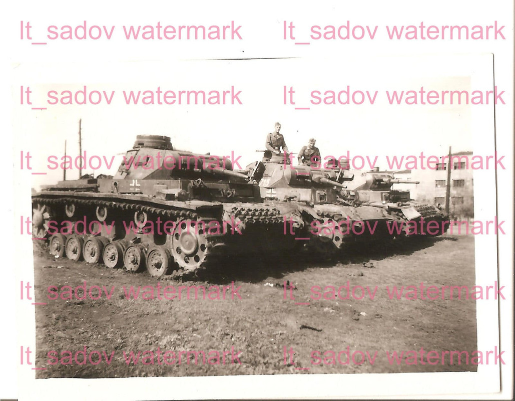 Photo 3 German panzers 2WK WWII WW2 Panzer tank