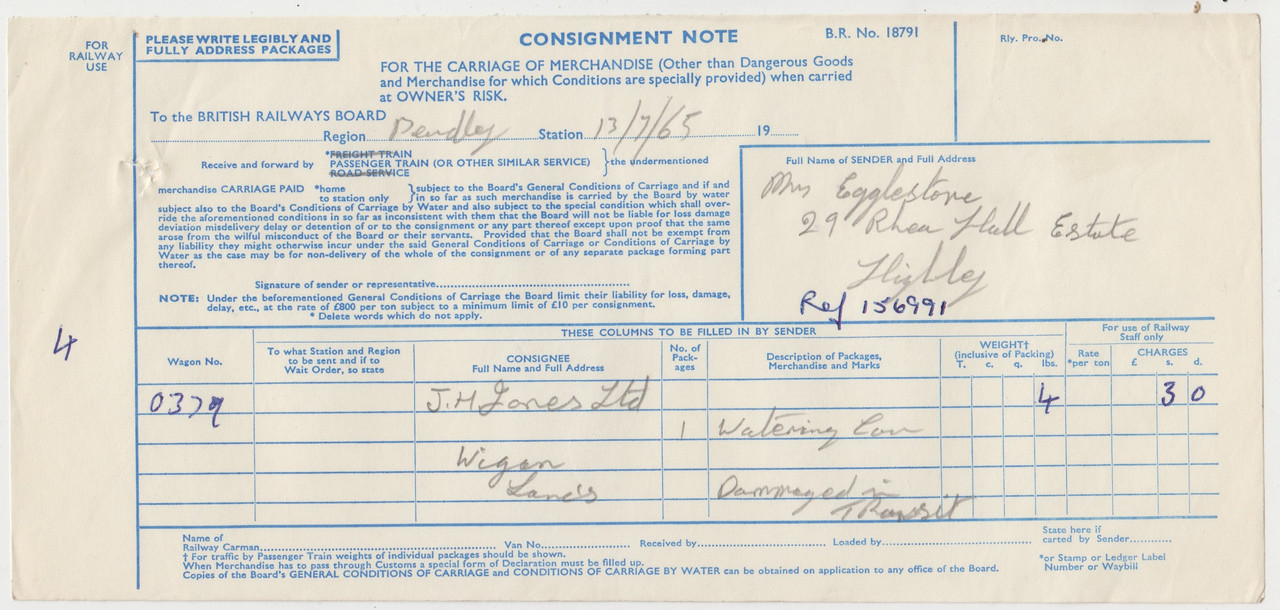 Bewdley Consignment Notes (23)
