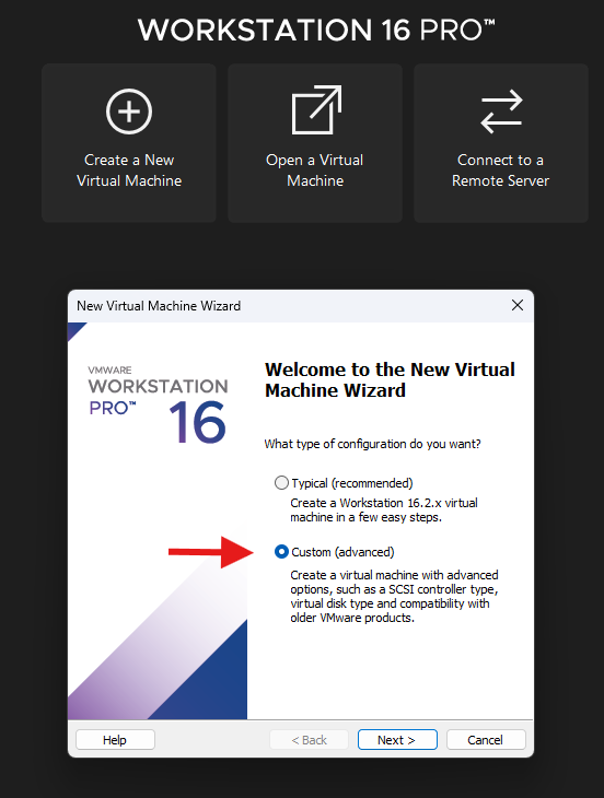 New VM (Win10)