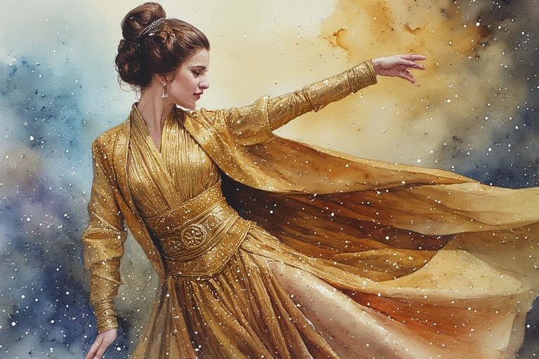 Princess-Leia-in-Golden-outfit-(11)