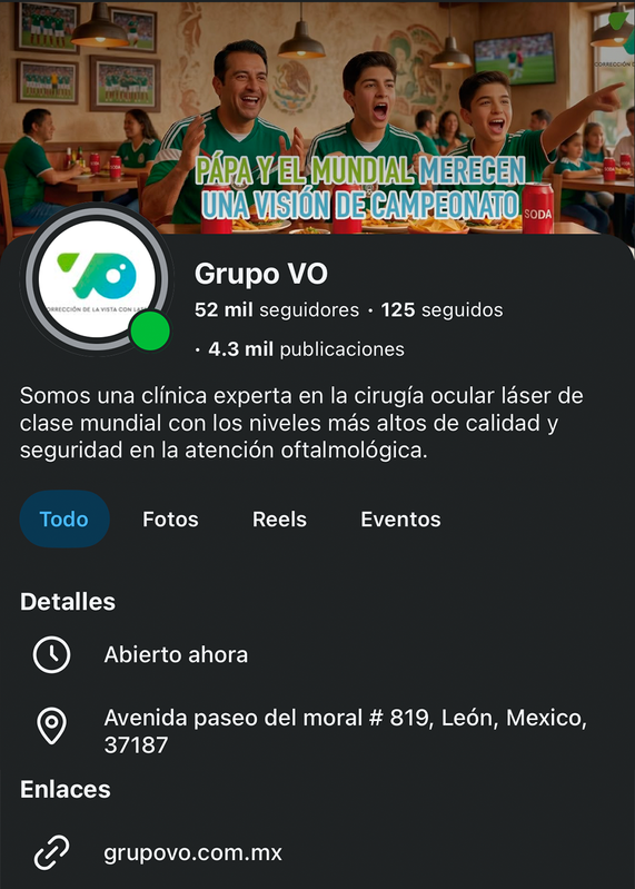 Facebook Grupo VO