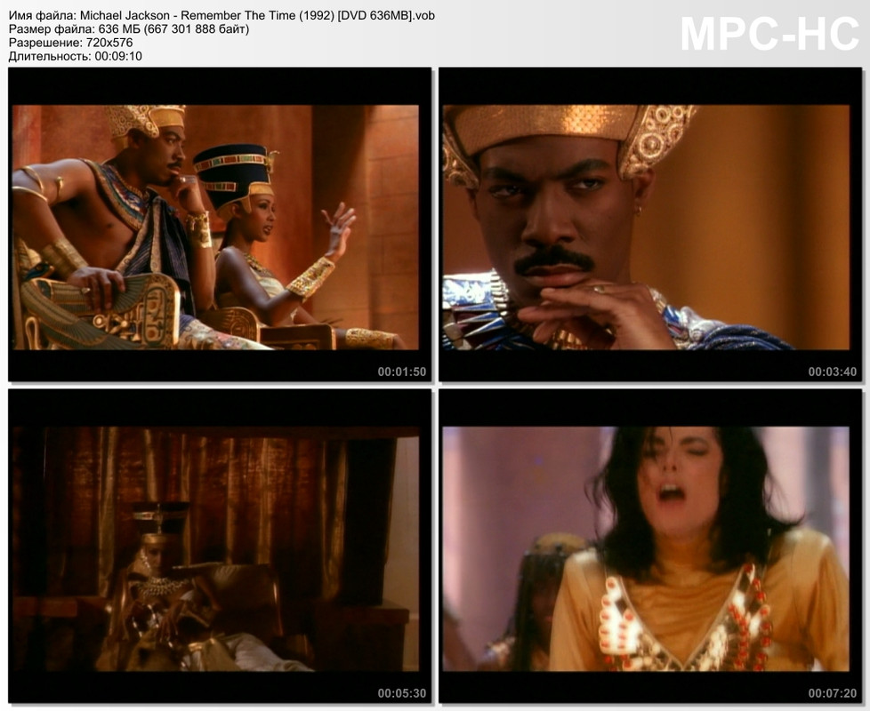 Michael Jackson - Remember The Time (1992) [DVD 636MB]