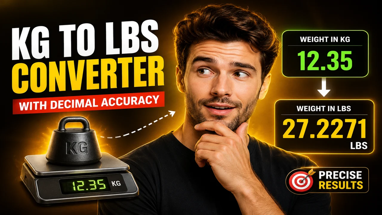 Kg To Lbs Converter With Decimal Accuracy