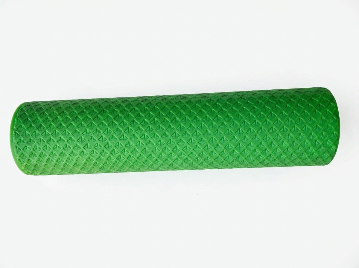 Rodillo siliconado diseño tejido zig zag tipo galleta texturizad