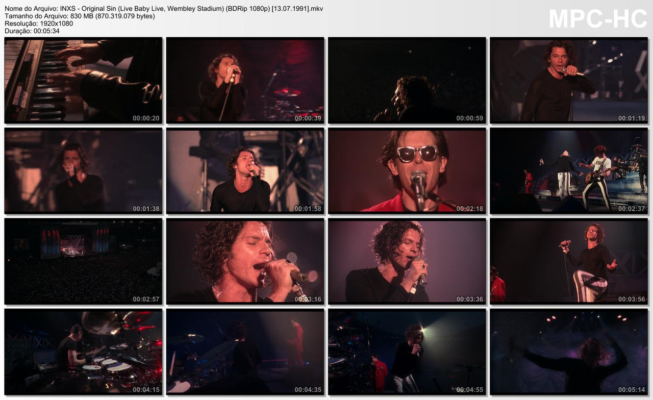 INXS - Original Sin (Live Baby Live, Wembley Stadium) (BDRip 1080p) [13.07.1991]