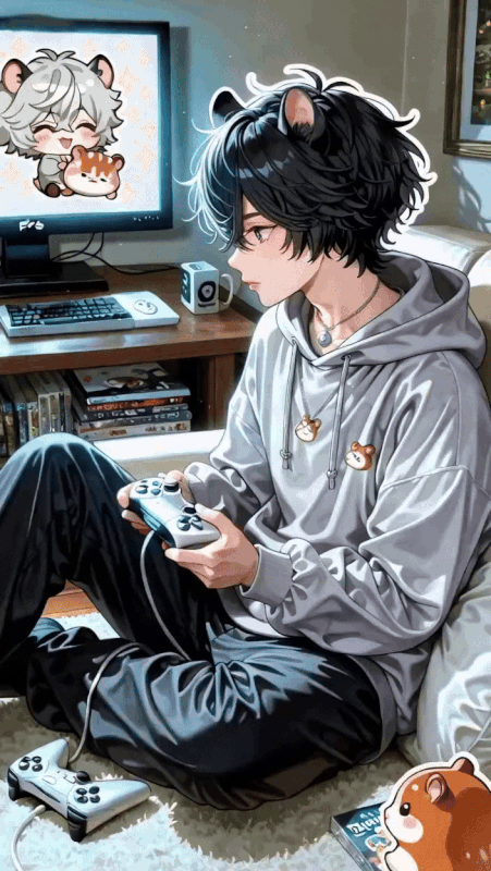 场景4：客厅 - 周日下午的电玩时光