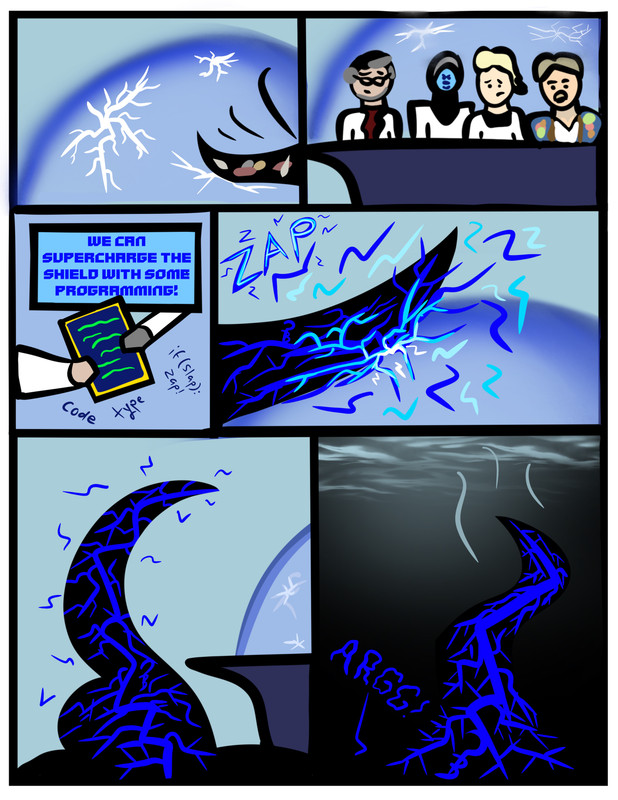 Mech_Suit_Vs._Tentacles_Monster 1