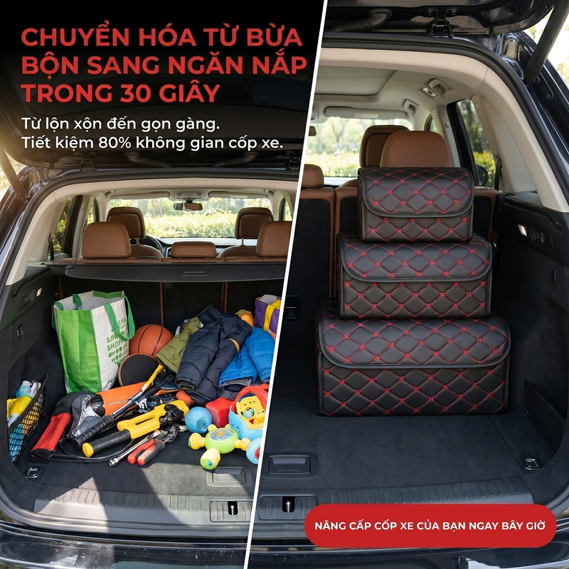 Thùng đựng đồ thực tế