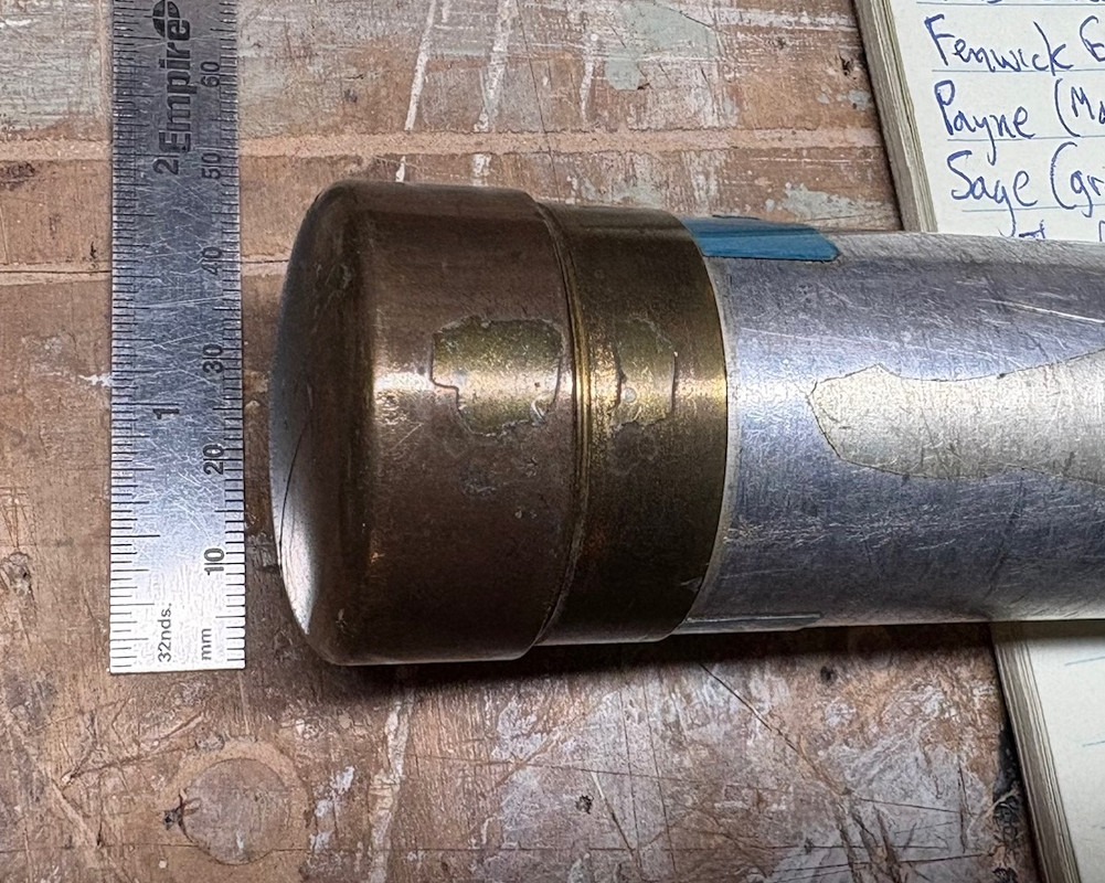 Brass capped tube