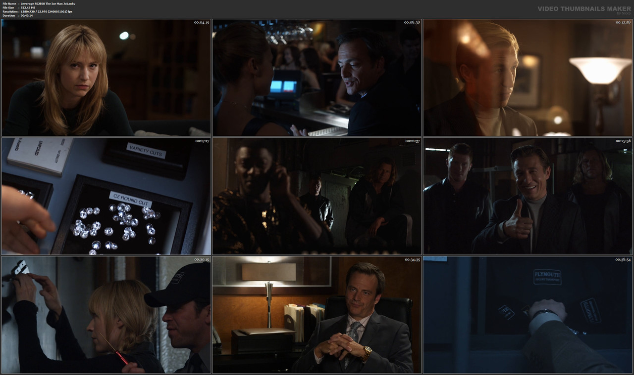Leverage S02E08 The Ice Man Job.mkv