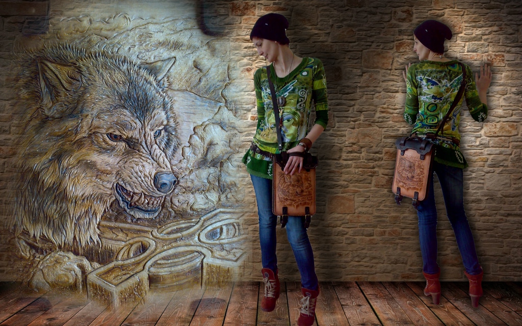 сумка волк 3