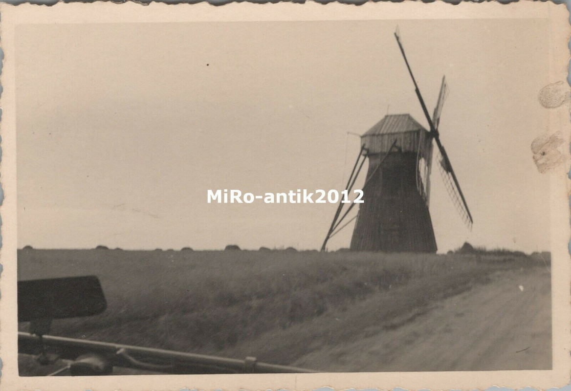 Blick auf eine Windmühle in Russland