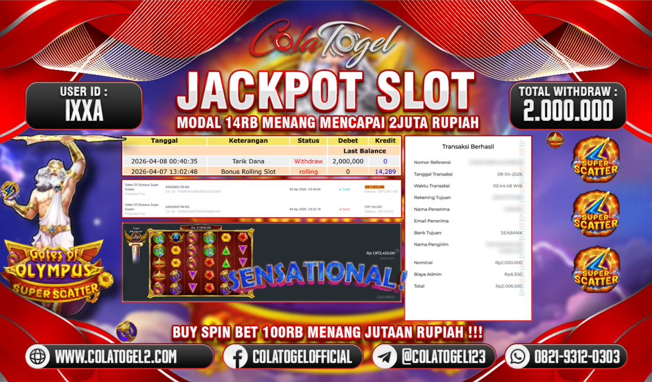 JACKPOT SLOT GACORR!!