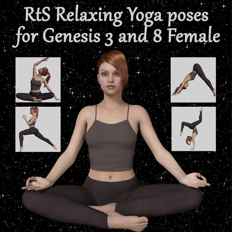 RtS Relaxing Yoga Poses for Genesis 3 and 8 Female