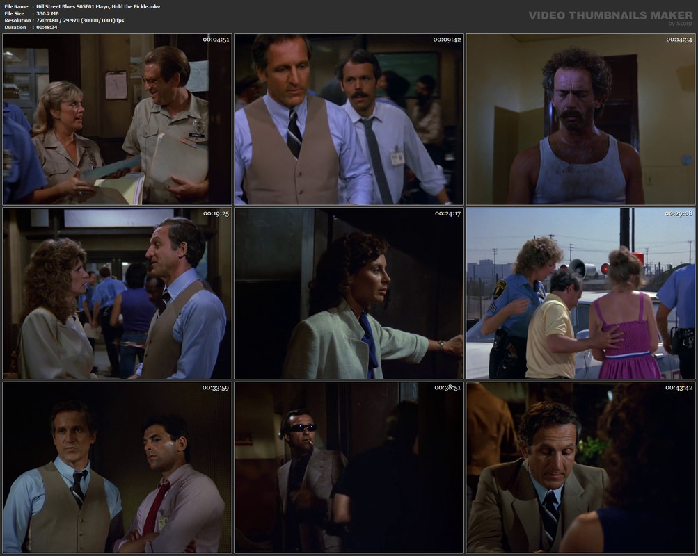 Hill Street Blues S05E01 Mayo, Hold the Pickle.mkv