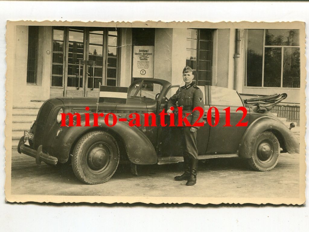Foto, Wehrmacht, PKW, Opel Admiral Cabriolet (vi