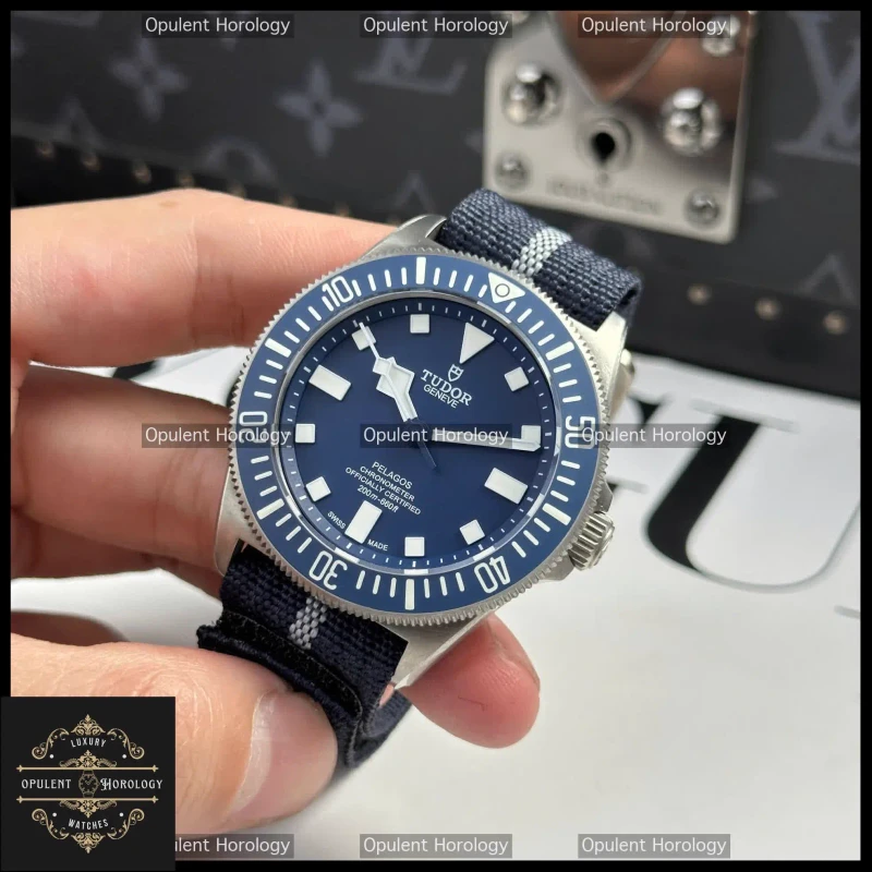 Tudor Pelagos FXD Replica Watch | 42mm Titanium Blue Dial | MT5602 Clone Movement