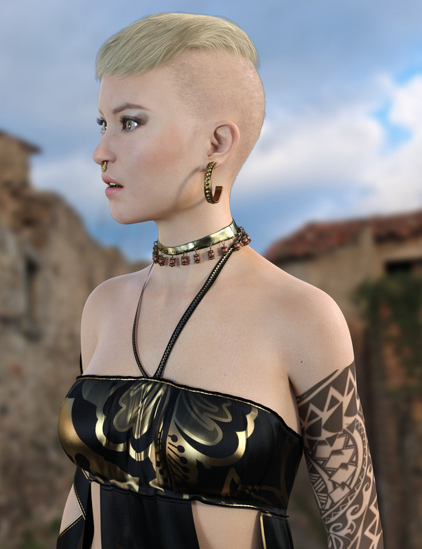 Alivia Hair for Genesis 8 Females and Males Alivia Hair for Genesis 8 Females and Males