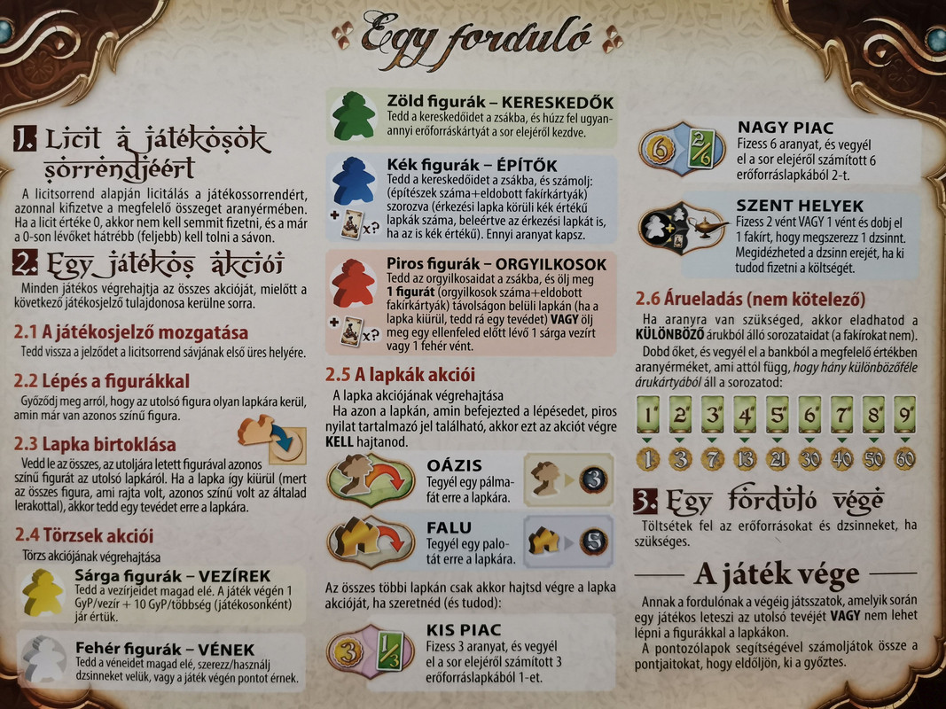 Five Tribes – Naqala Dzsinnjei társasjáték - Magyarország társasjáték  keresője! A társasjáték érték!