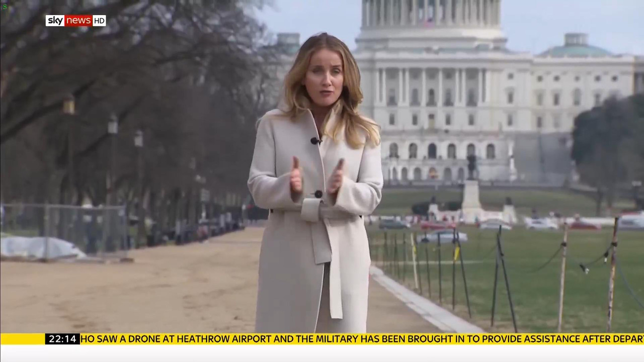 08 January - 22.00.00 - Sky News At 10. Anna Botting with the ma