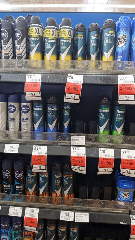 Walmart: Desodorante speed stick y Rexona 2 a precio especial 

