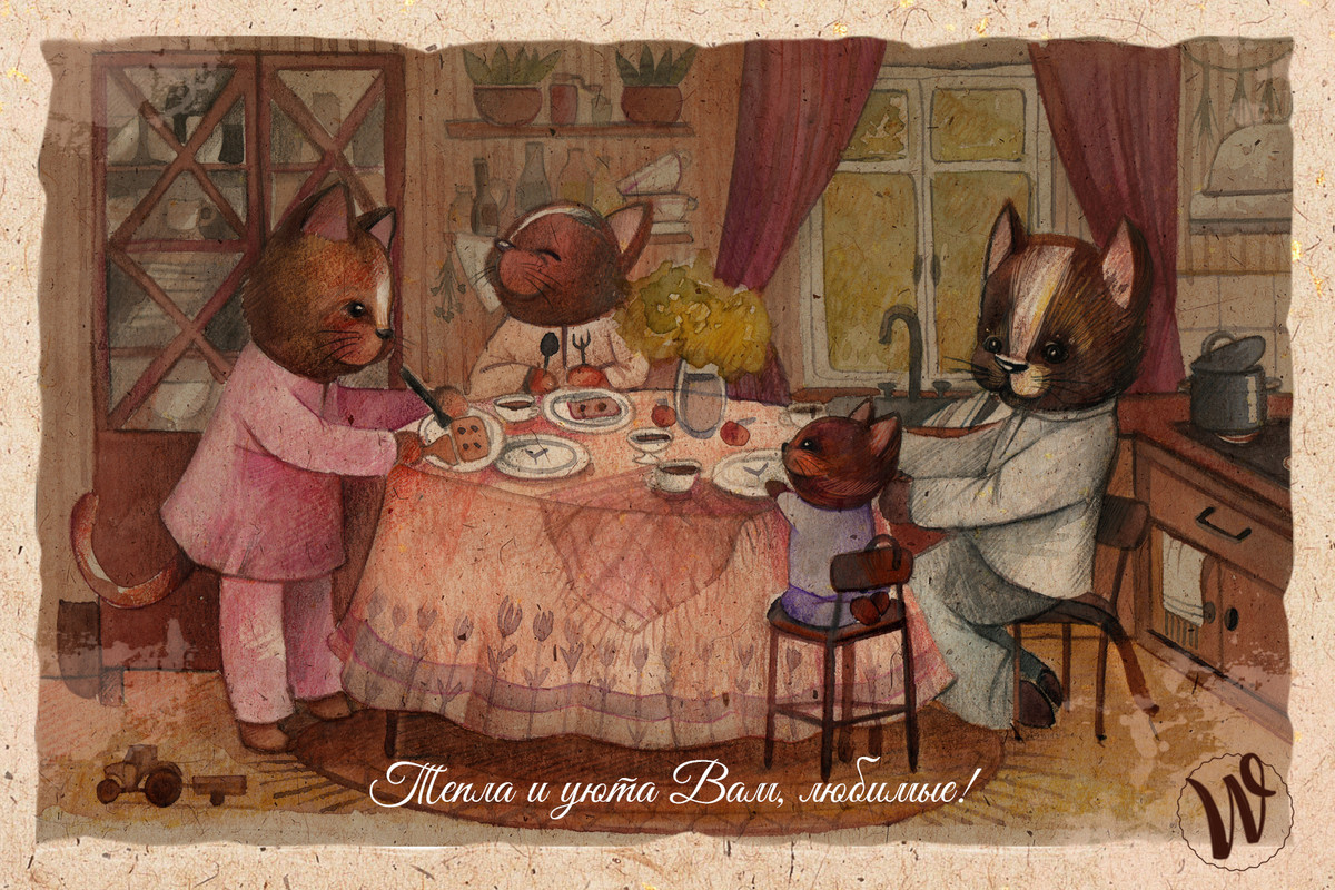 коты прямоугольник  доделка