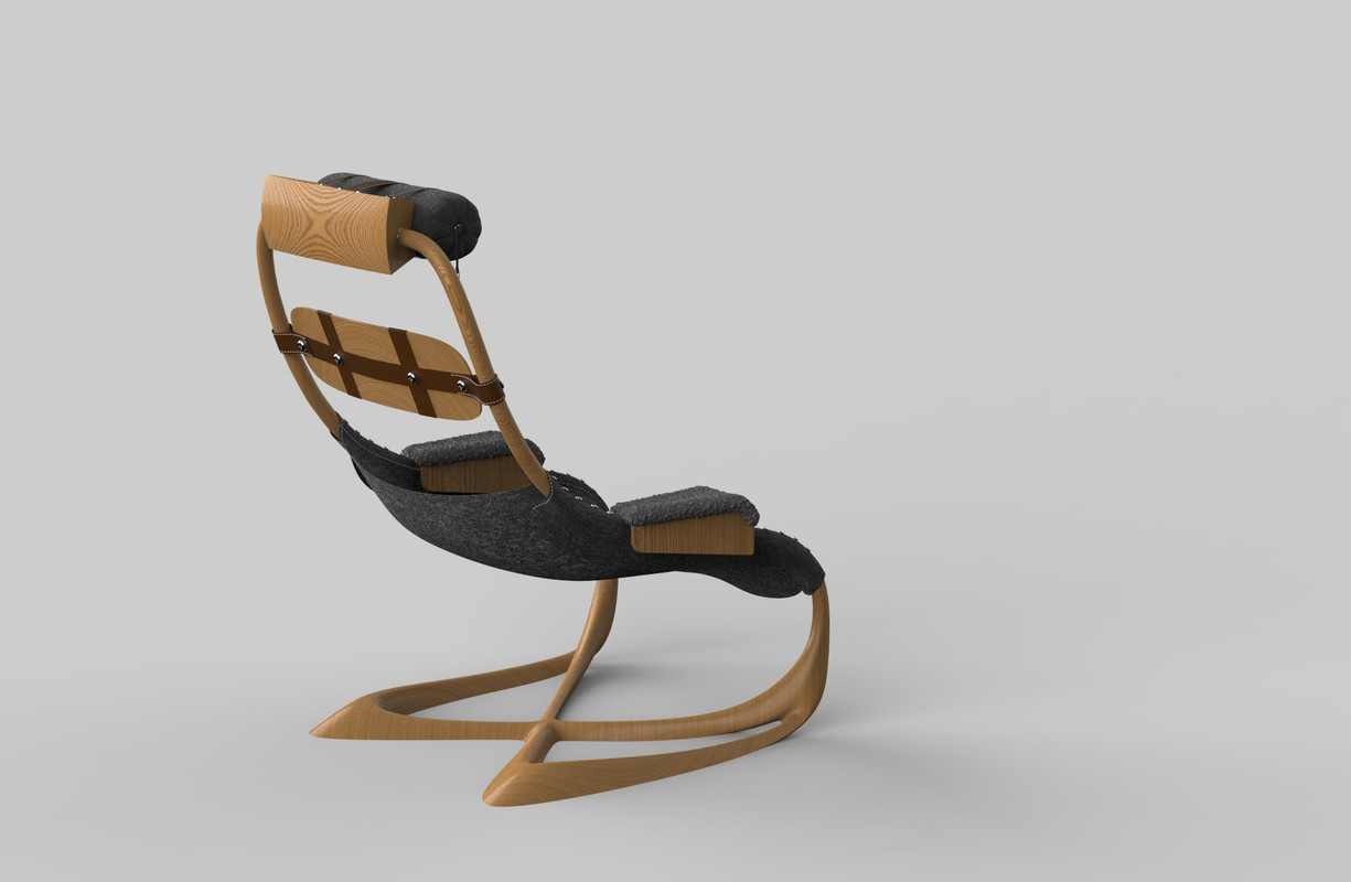 Scandinavian Armchair — Furniture Design by RenForm Stockholm Design Studio, image 4