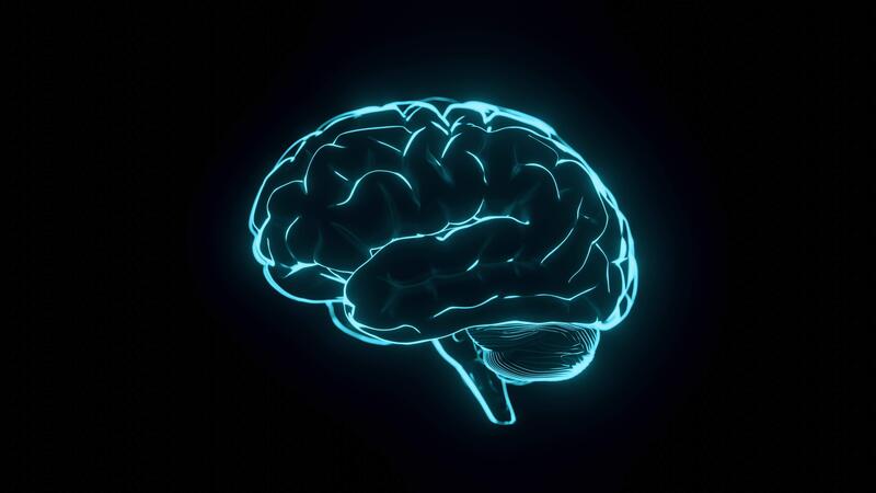 Neon brain — MindFlow mental wellness