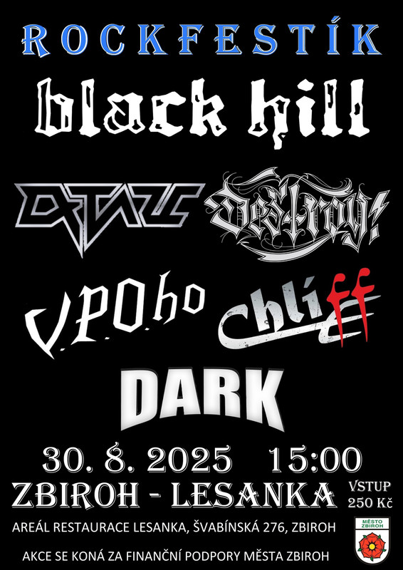 Rockfestík Zbiroh 2025