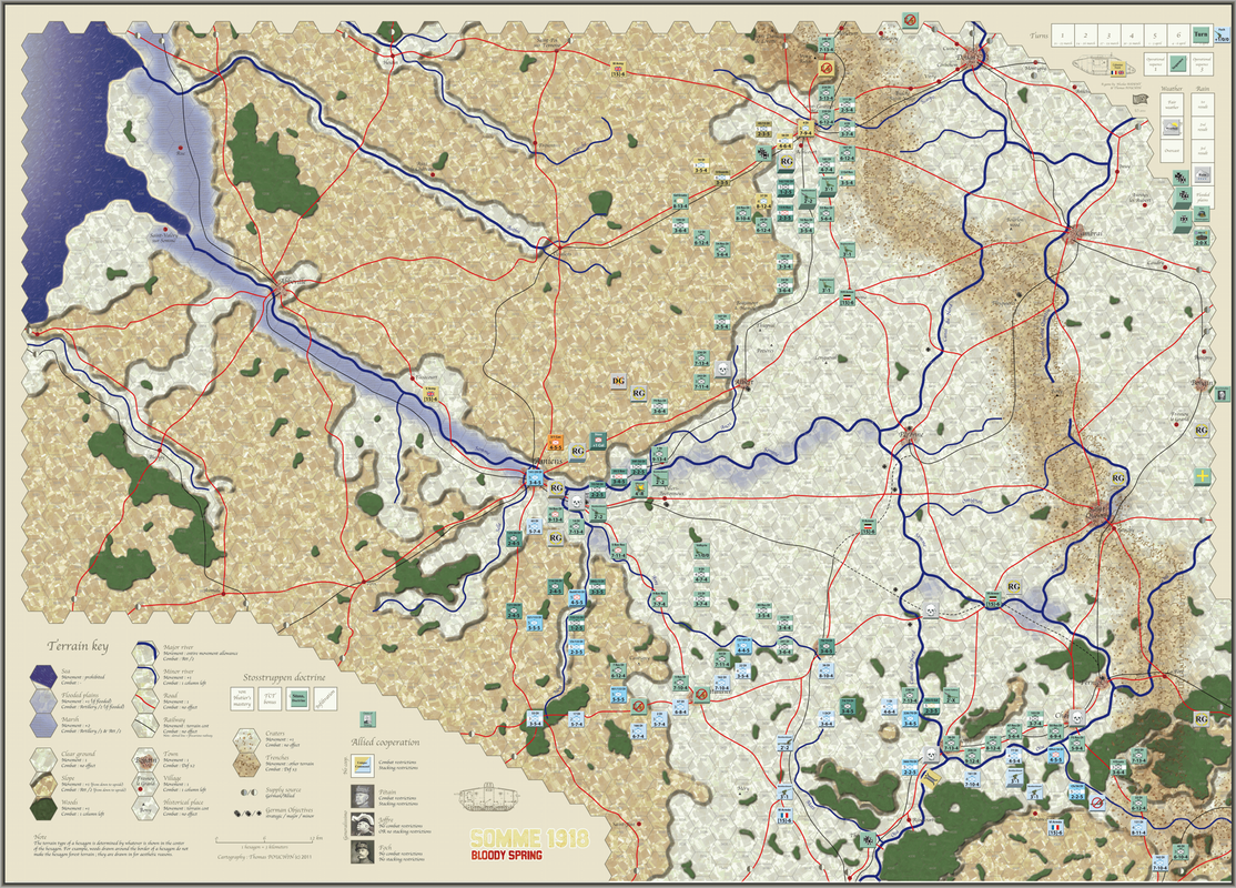 Somme 1918Map