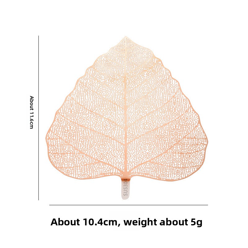 5-PCS Rose gold 304 Stainless Steel Bodhi Leaf Tea Strainer Creative Fine Mesh Tea Filter Infuser for Loose Leaf Tea global Home Tea Set Accessory