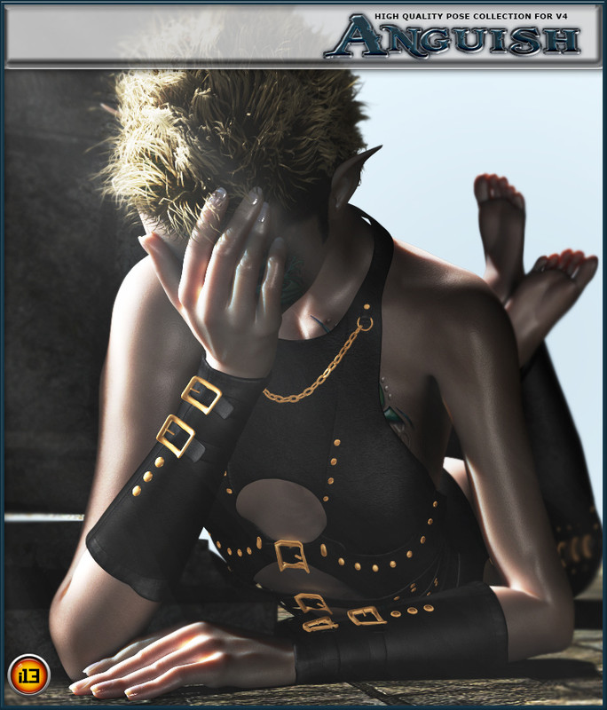 i13 emotions ANGUISH POSE COLLECTION for v4