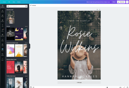 Create an AMAZING book cover for FREE using Canva