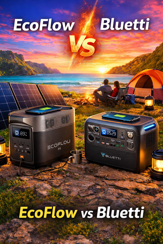 ecoflow vs bluetti comparativa estaciones energia portatil