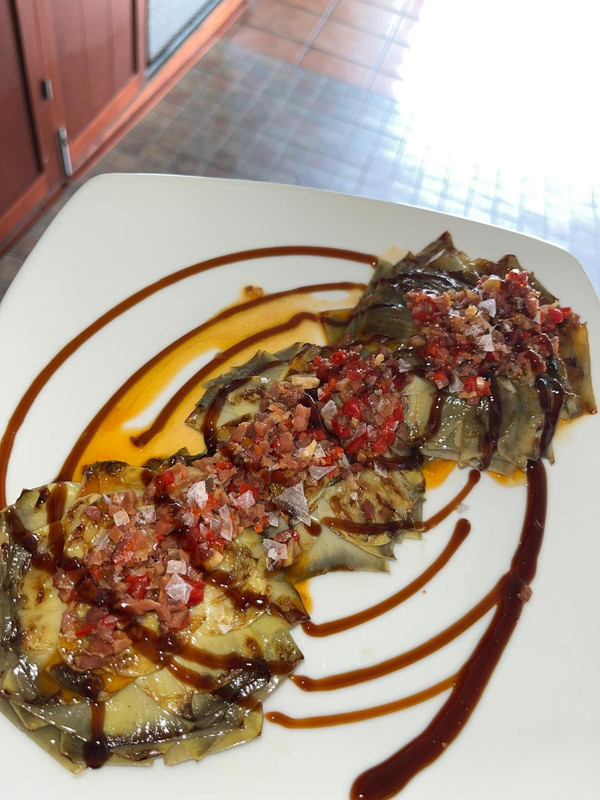 Alcachofas salteadas (ración)