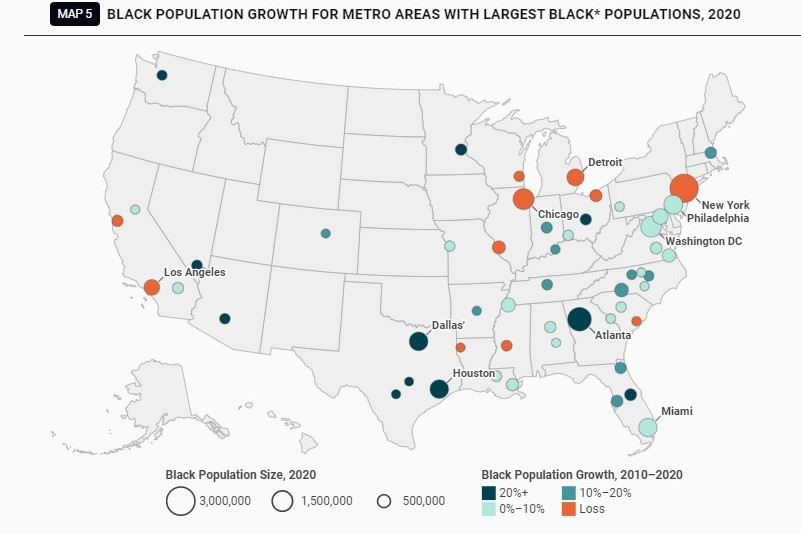 Which American city is the best for African Americans? (difference