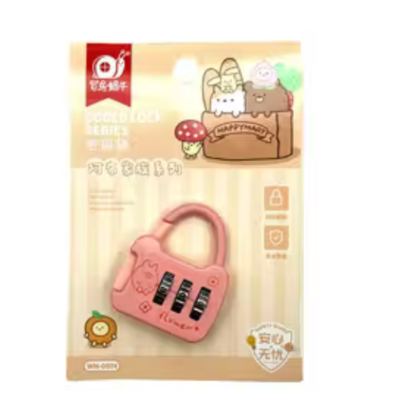 Number Lock, Dark Pink, Square