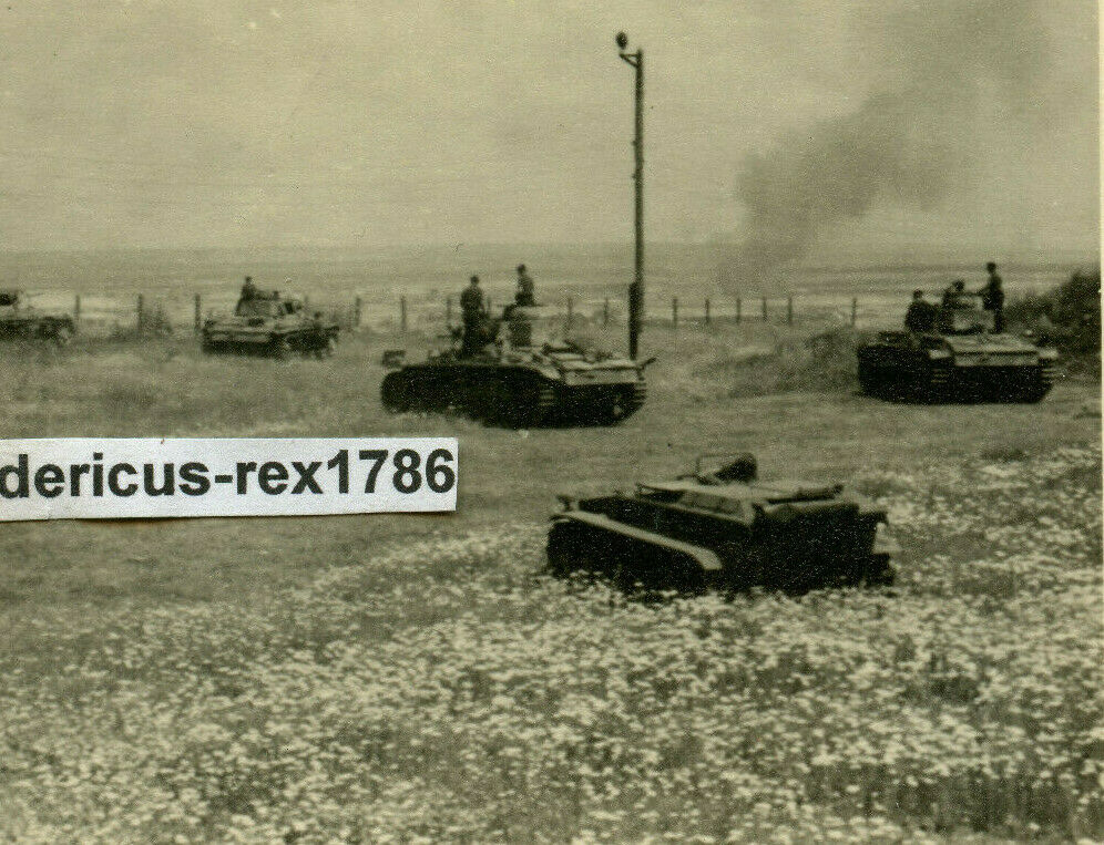 Foto Panzer Tank Sd.Kfz. 301 Schwerer Ladungsträger Borgward B IV Einsatz HKL.