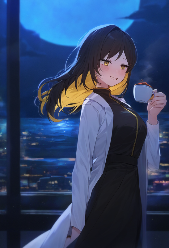 1girl, binah (project moon), aged up, blue archive, Dreamlike,depth of field,shi s-3442588490