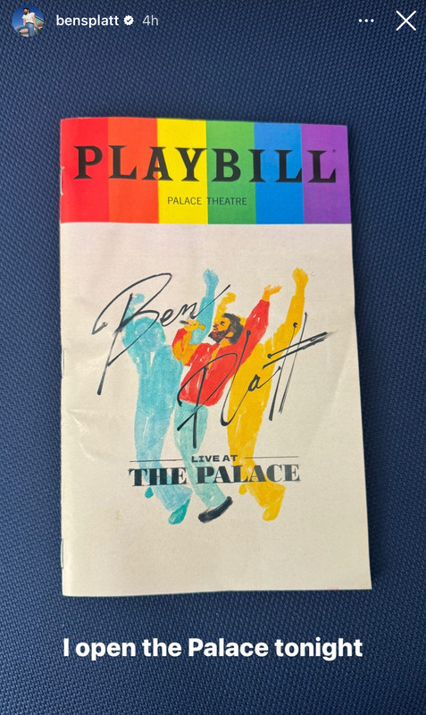 BEN PLATT: LIVE AT THE PALACE Thread