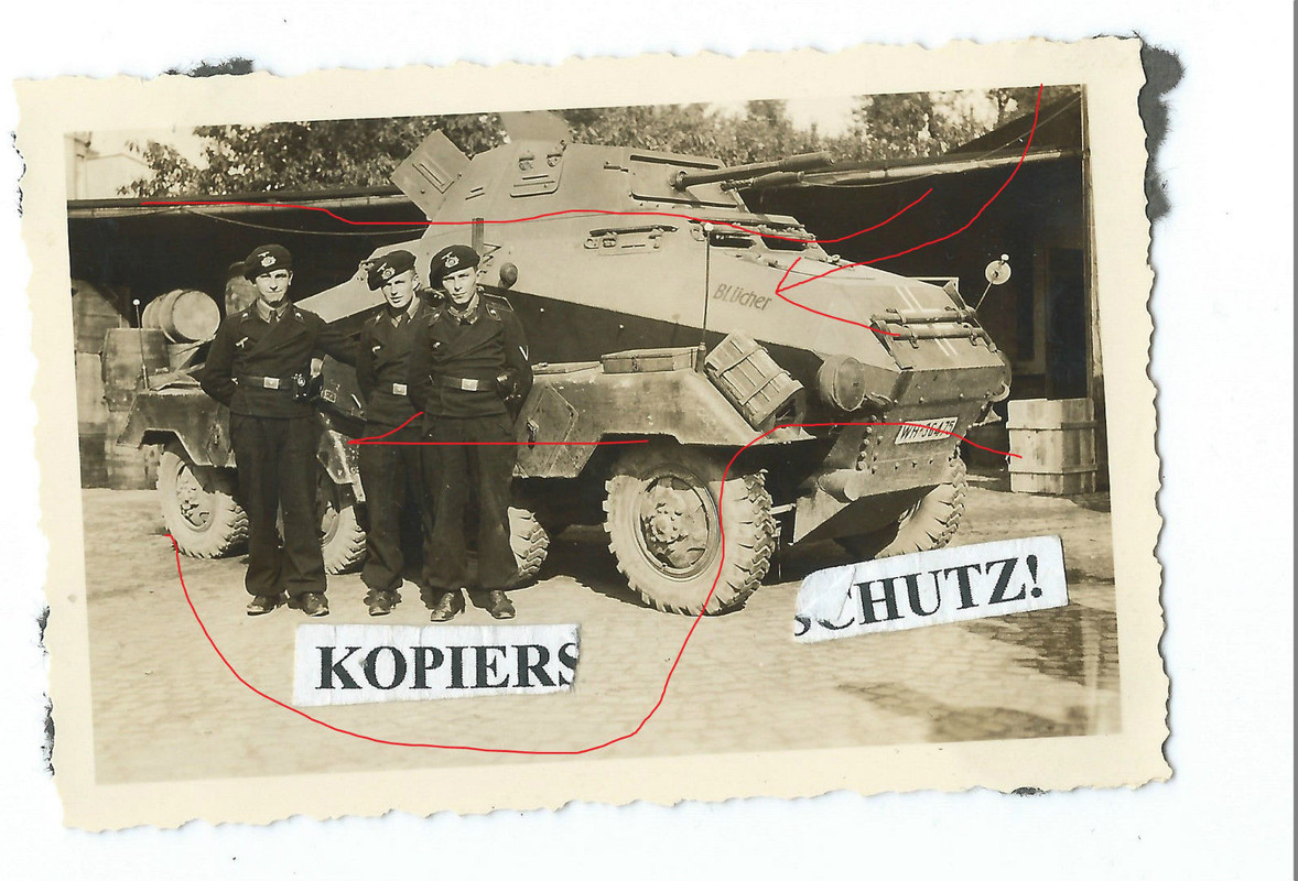 Panzerspähwagen Sd.Kfz. 231 Panzer Späh Besatzun