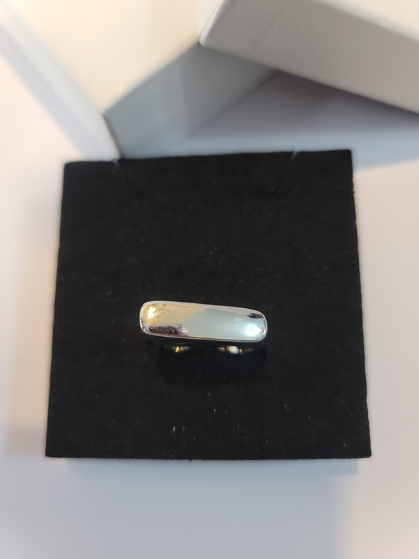 Anillo plateado 3