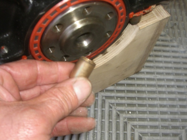 Bague de centrage bronze  pignon queue de boîte.