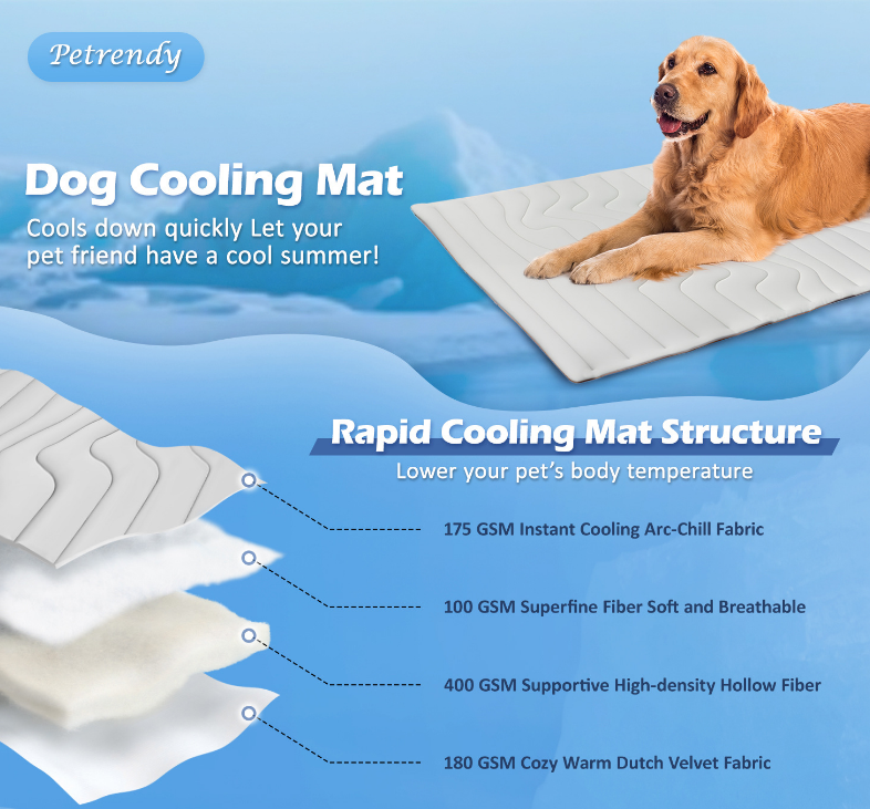 2 Pack Medium Dog Cooling Mat 91x58cm - Reversible Self Cooling & Warm Pet Bed Pad - Granny Grey & Light Green Crate Liner for Breeds up to 20kg
