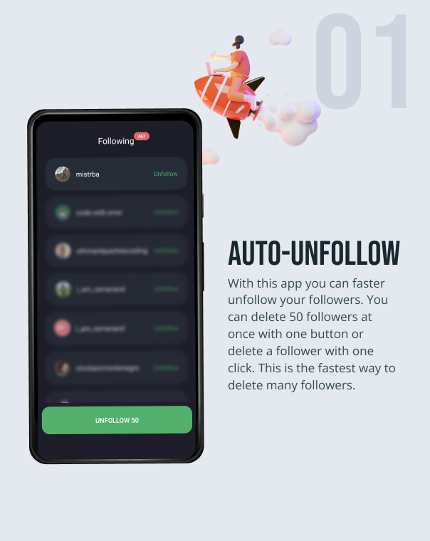 Unfollower PRO 2022 - Android App - 4