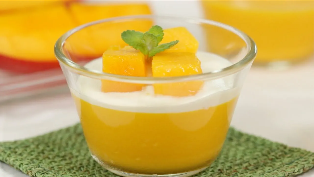 Prepara pudín de mango con coco, receta fácil con pocos ingredientes