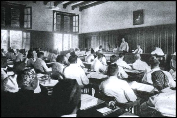 Suasana rapat Volksraad
