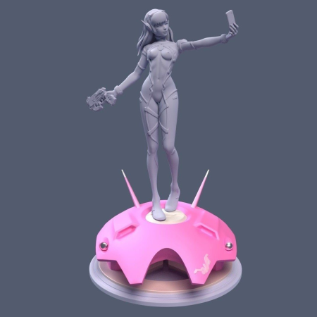 D.VA selfie — Overwatch – 3D Print Model